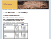 Tablet Screenshot of buddhasutra.com